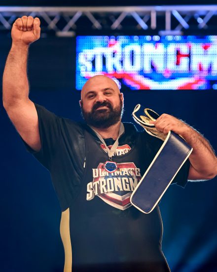 Ultimate Strongman World Championship 2016 at the Metro Radio Arena in Newcastle-upon-Tyne.