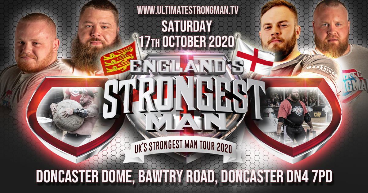 Ultimate Strongman » ENGLAND’S STRONGEST MAN 2020 NEW DATE